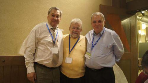 Prof. M.Dudin, Dr T.Grivas (redktor naczelny Scoliosis Journal), M.Dłuski, Sapporo 2014