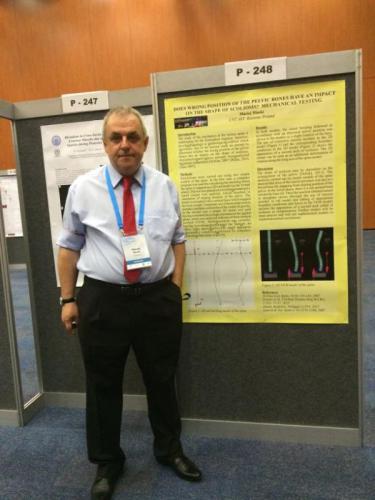 Kongres European Society of Biomechanics, Praga 2015 (M.Dłuski)